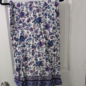 Joie Floral Print Bohemian Summer Pants New Size Large L